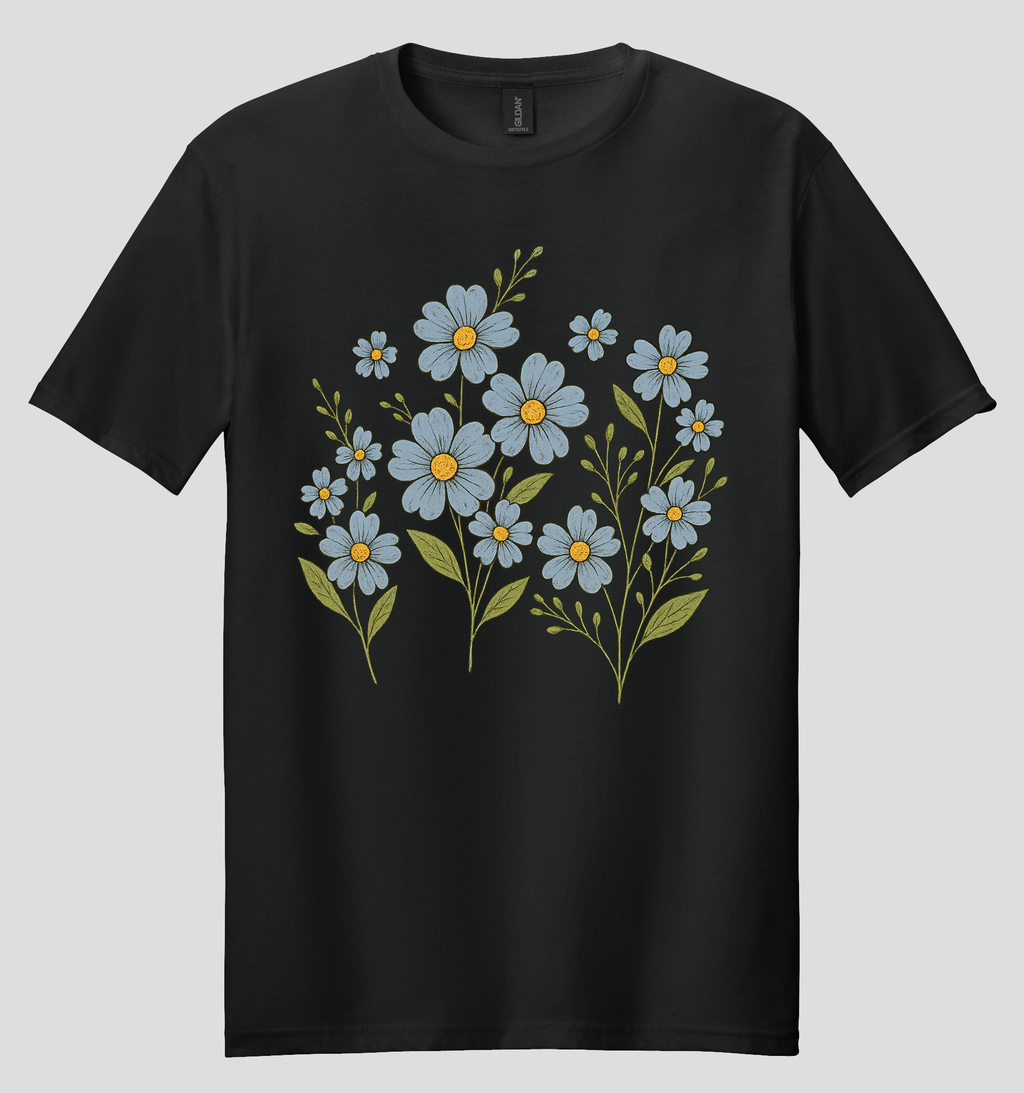 Blue Beauties Wildflower T-shirt