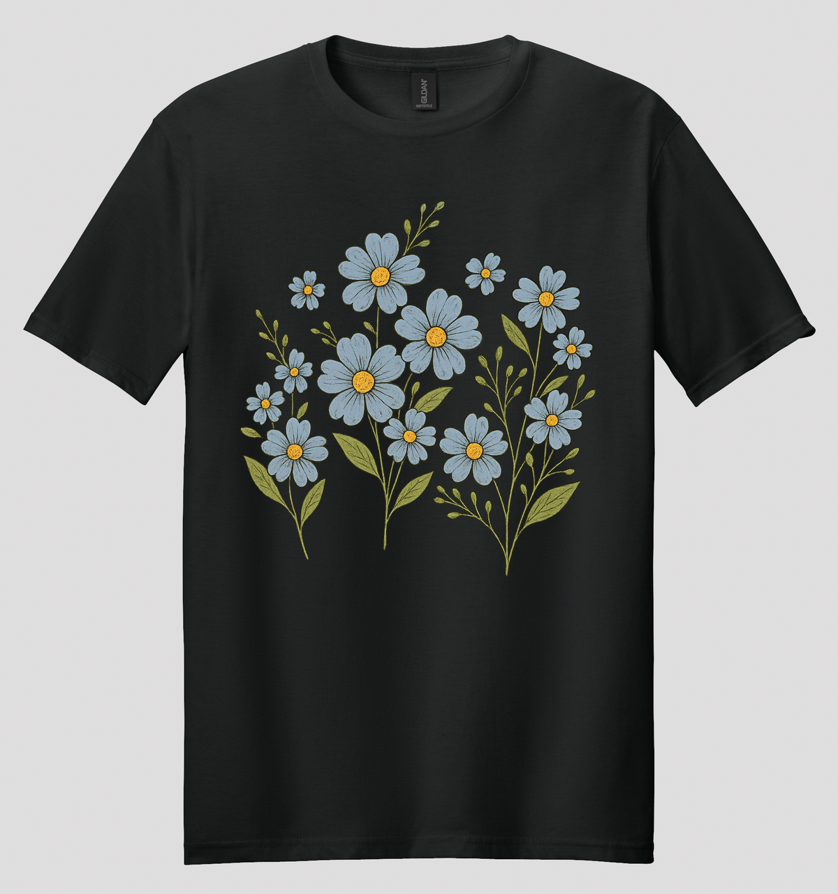 Blue Beauties Wildflower T-shirt