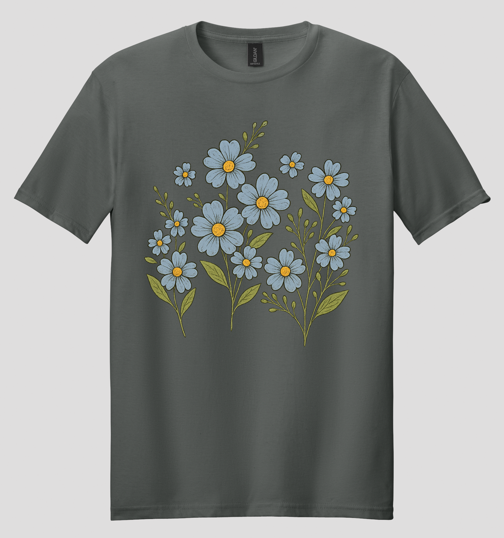 Blue Beauties Wildflower T-shirt