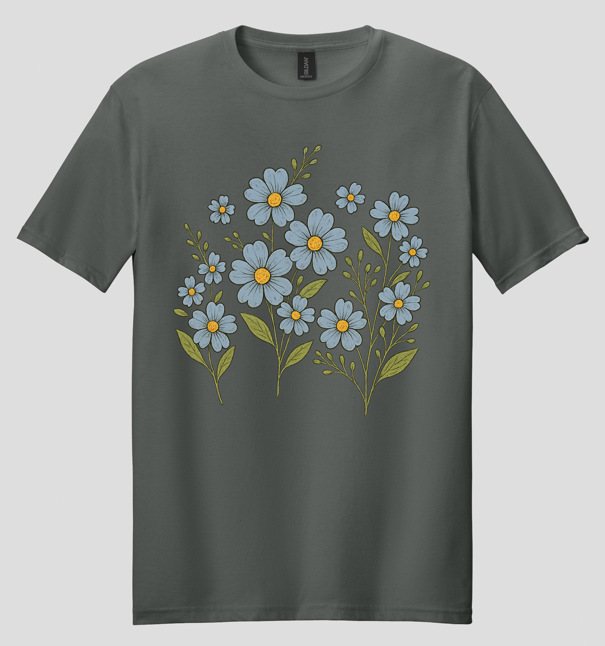 Blue Beauties Wildflower T-shirt