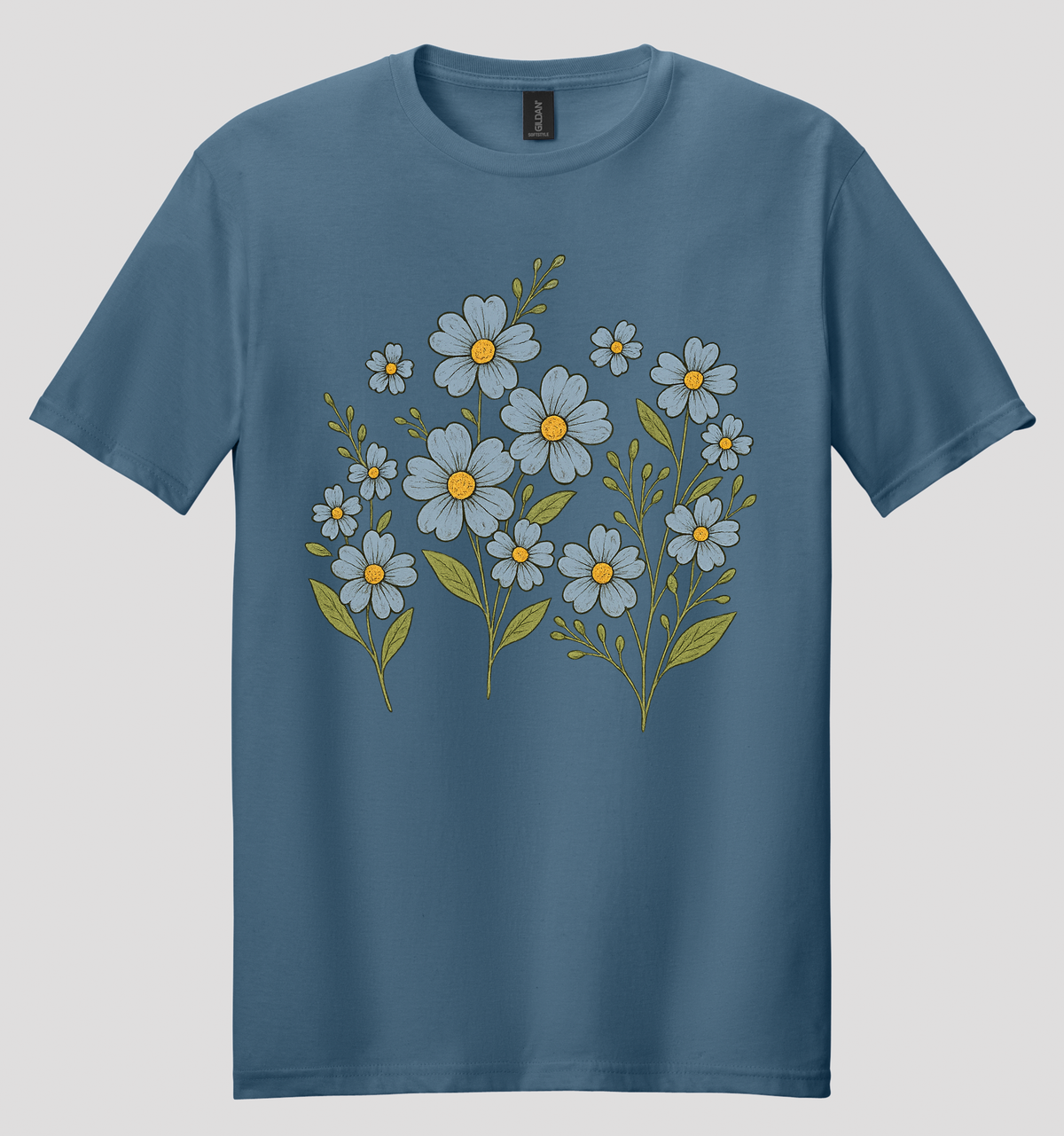 Blue Beauties Wildflower T-shirt