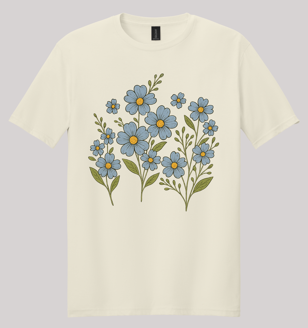 Blue Beauties Wildflower T-shirt