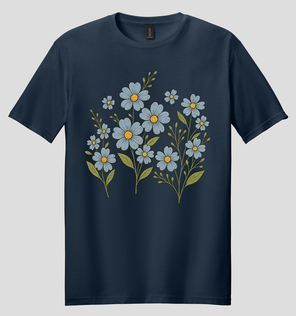 Blue Beauties Wildflower T-shirt