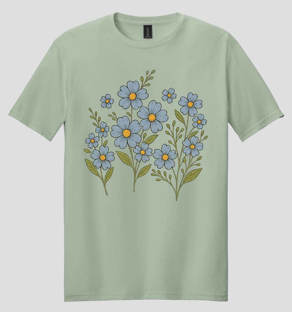 Blue Beauties Wildflower T-shirt
