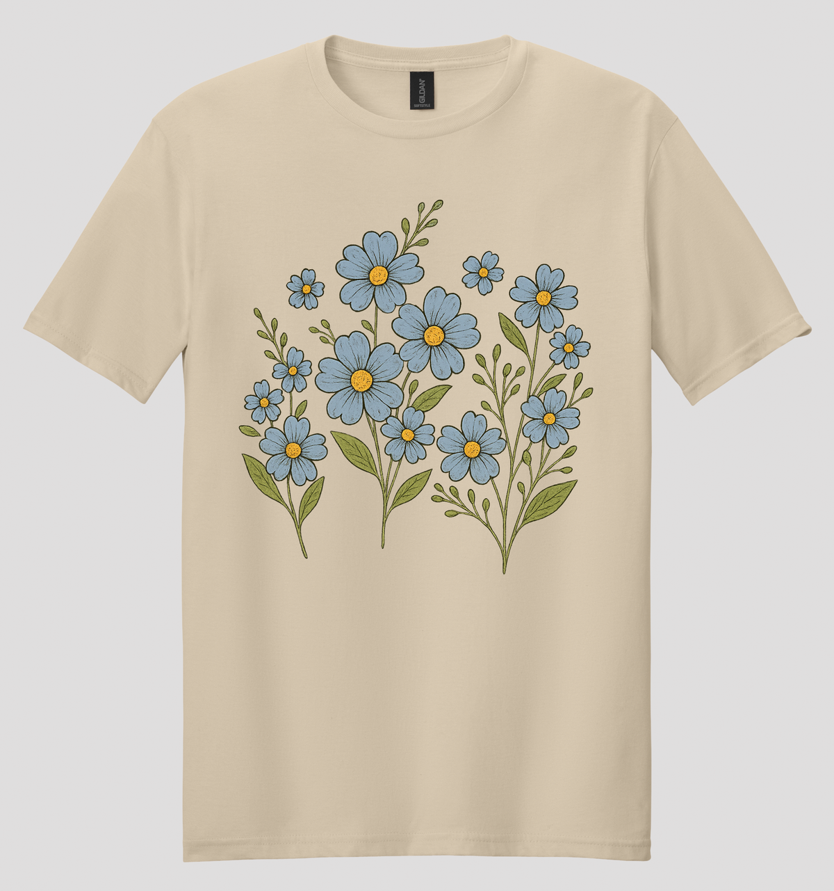 Blue Beauties Wildflower T-shirt