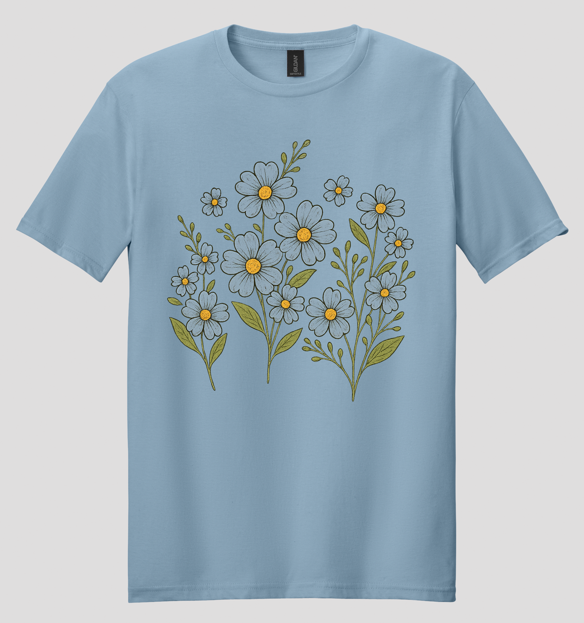 Blue Beauties Wildflower T-shirt