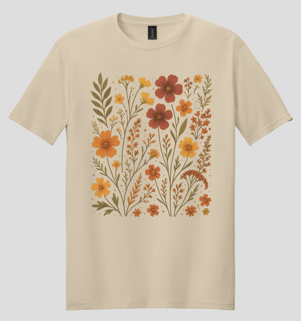 Vintage Wildflowers T-shirt