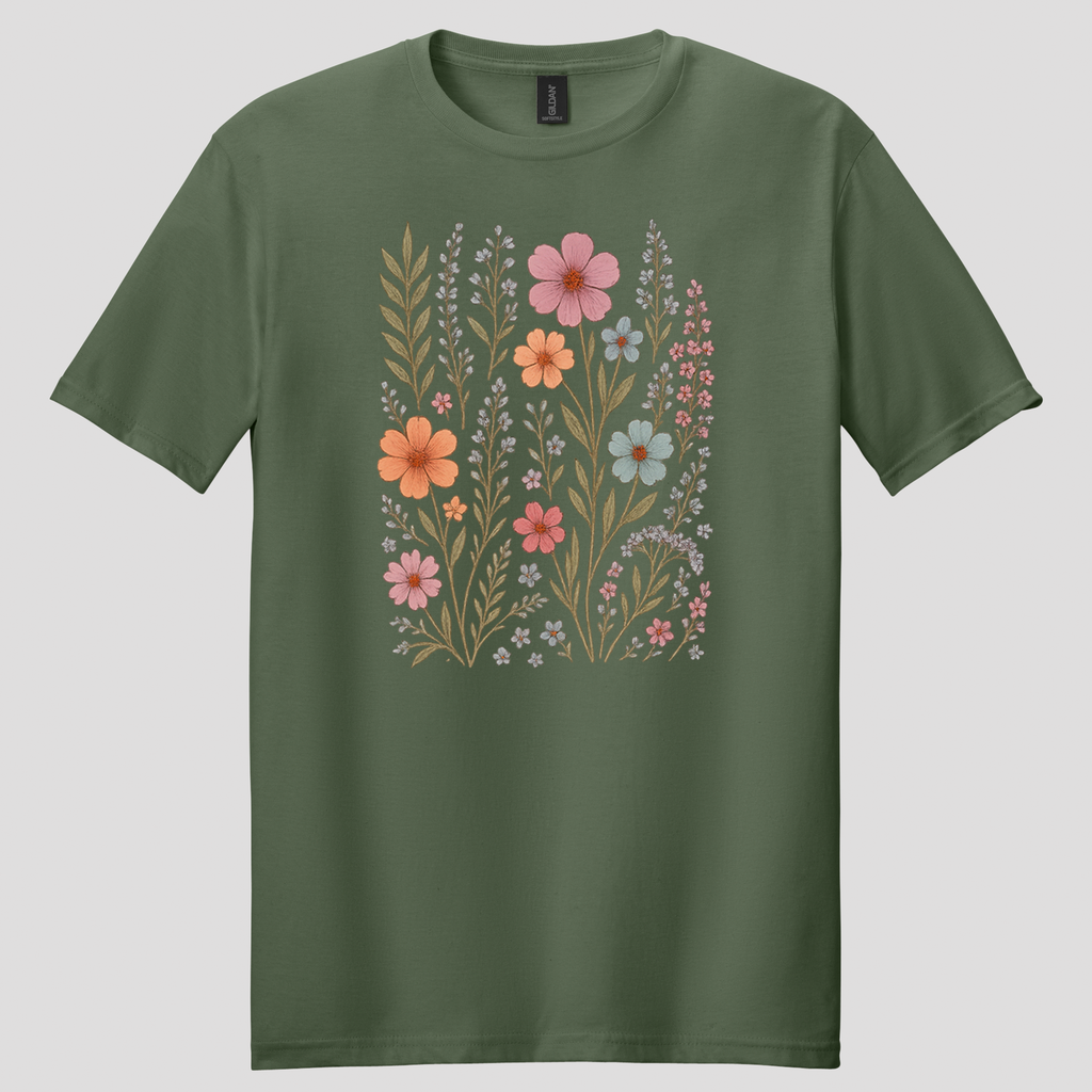 Pressed Wildflowers T-shirt
