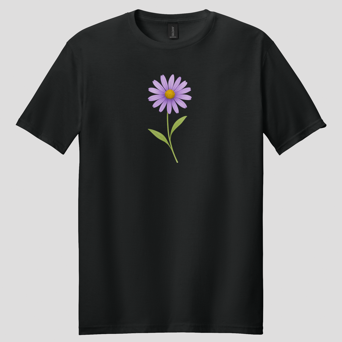 Purple Aster Wildflower T-shirt