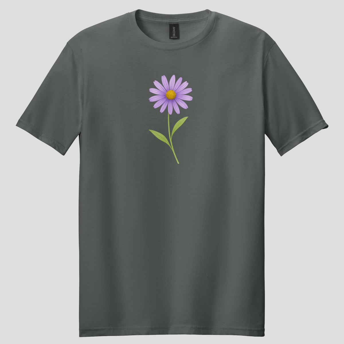 Purple Aster Wildflower T-shirt