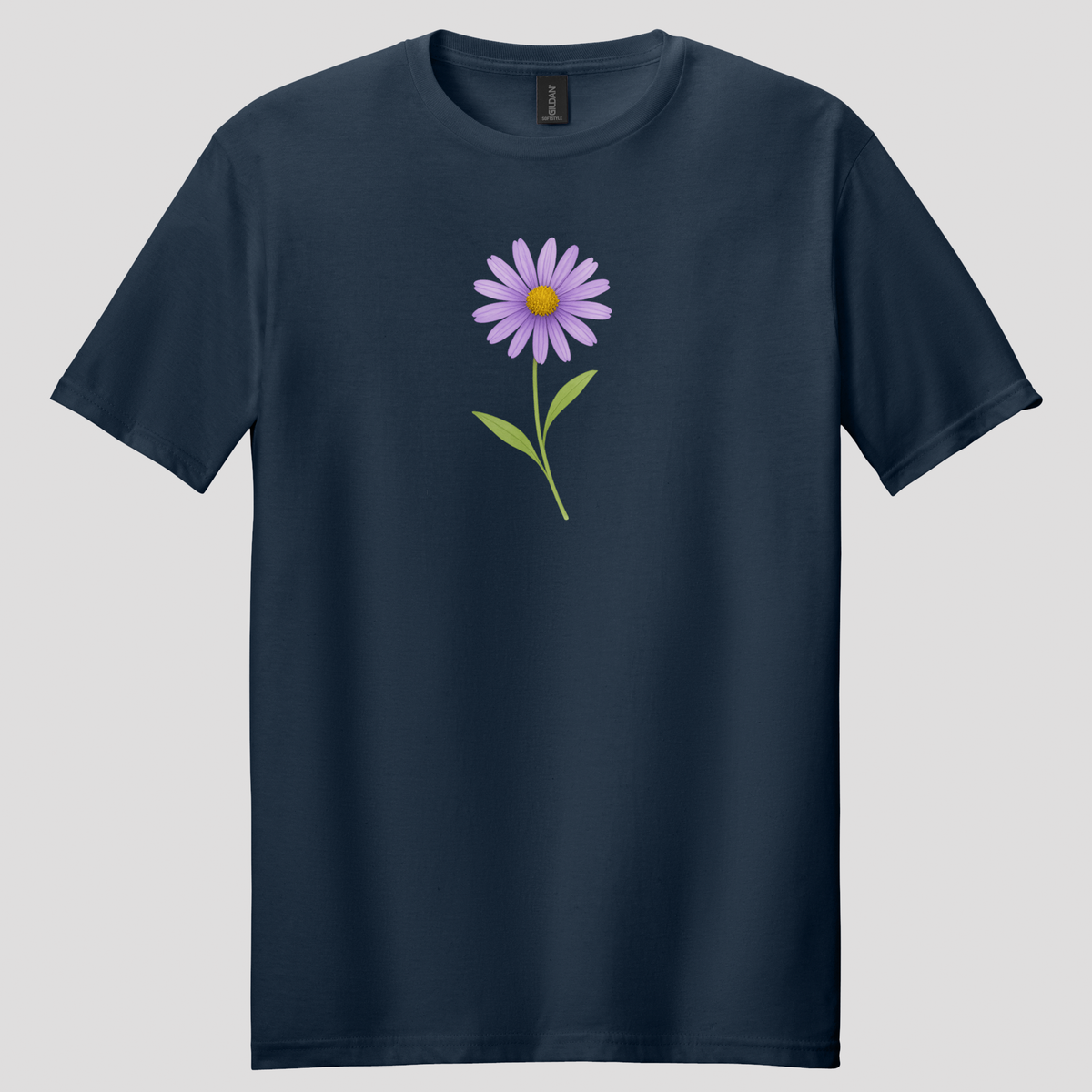 Purple Aster Wildflower T-shirt