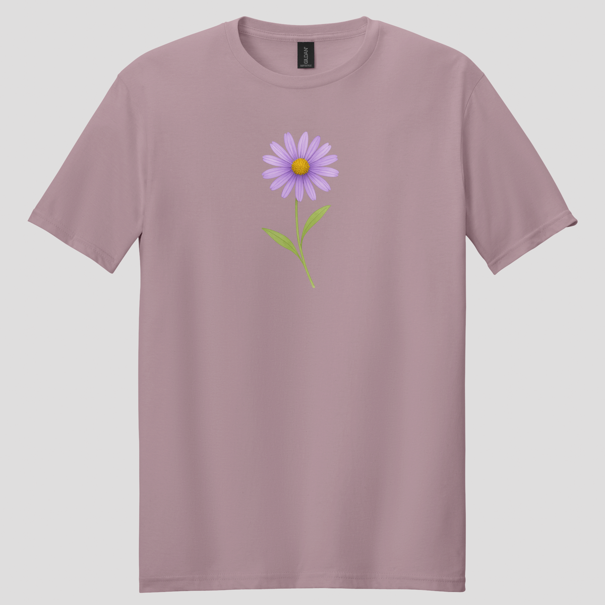 Purple Aster Wildflower T-shirt