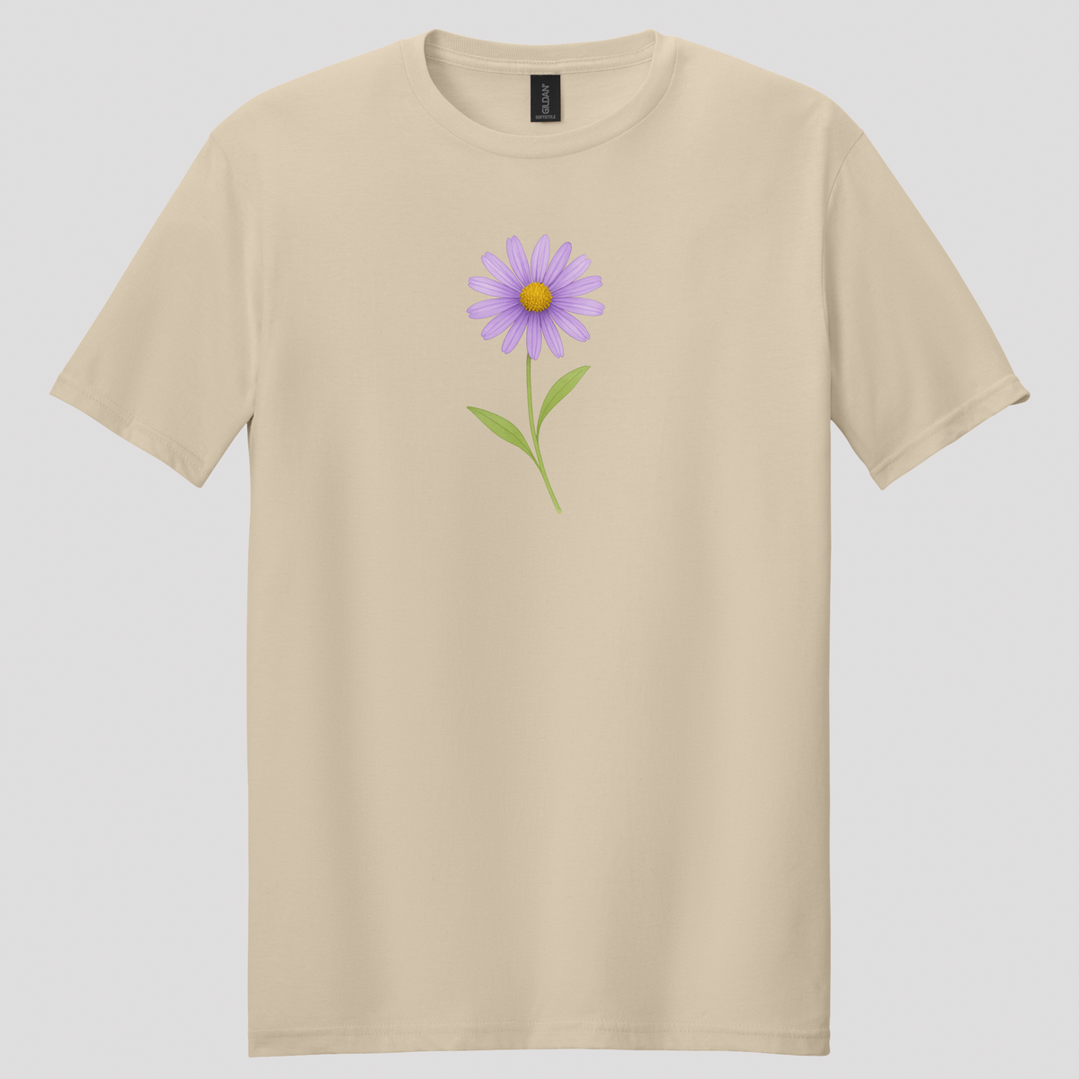 Purple Aster Wildflower T-shirt