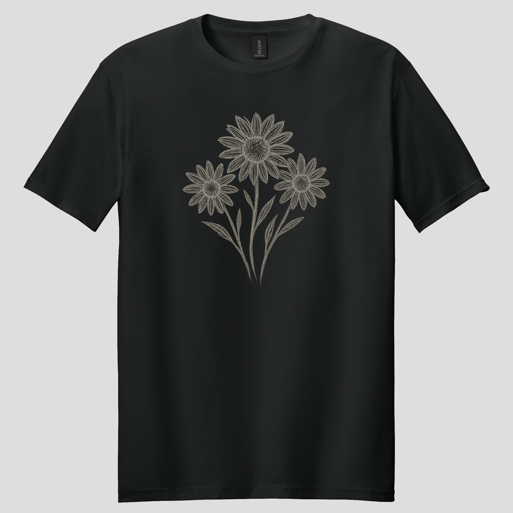 Sunflower Sketch T-Shirt