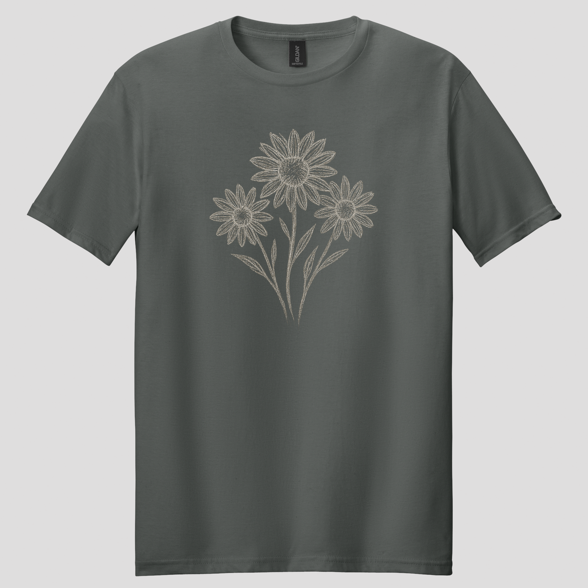 Sunflower Sketch T-Shirt