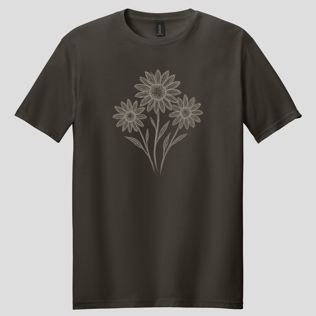 Sunflower Sketch T-Shirt