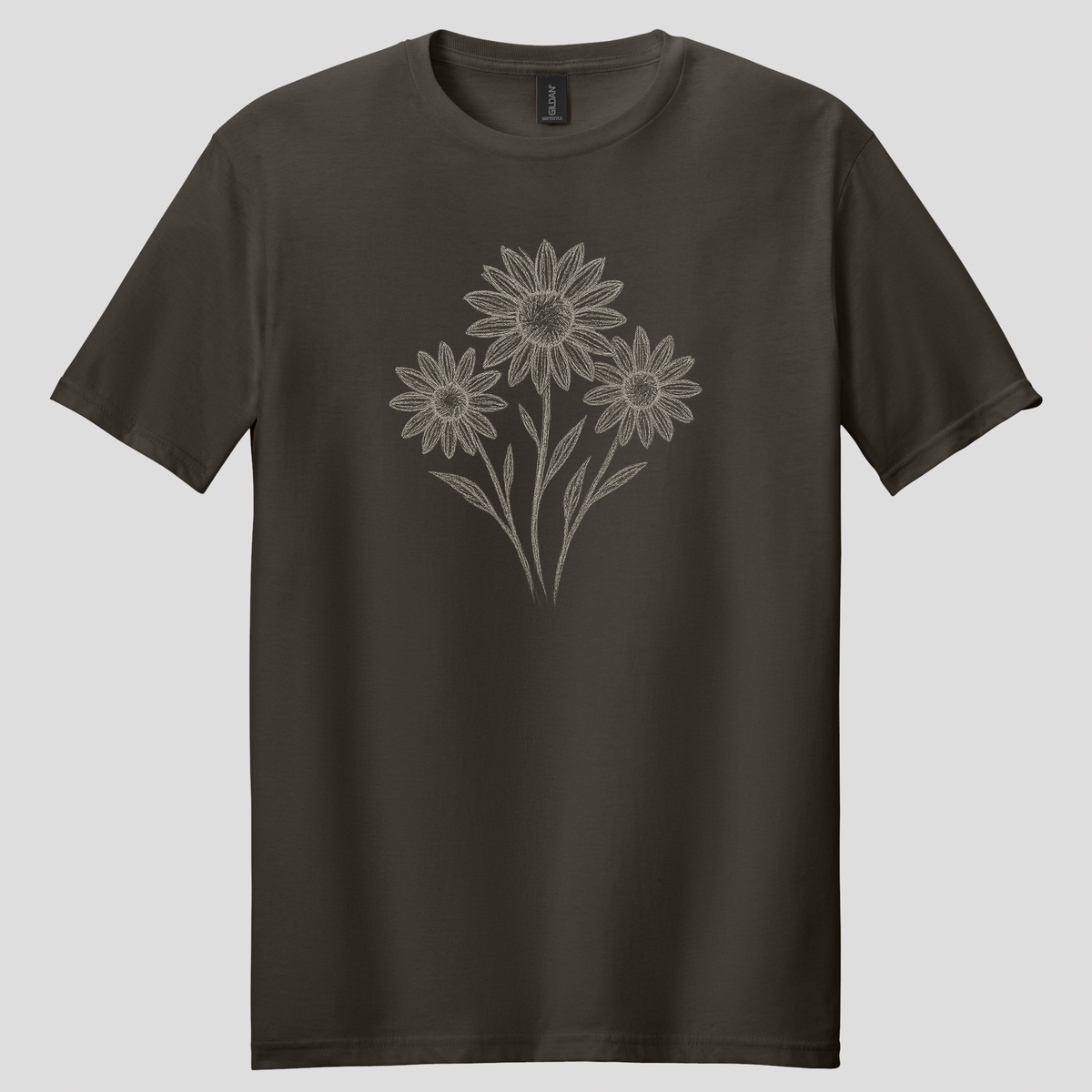 Sunflower Sketch T-Shirt