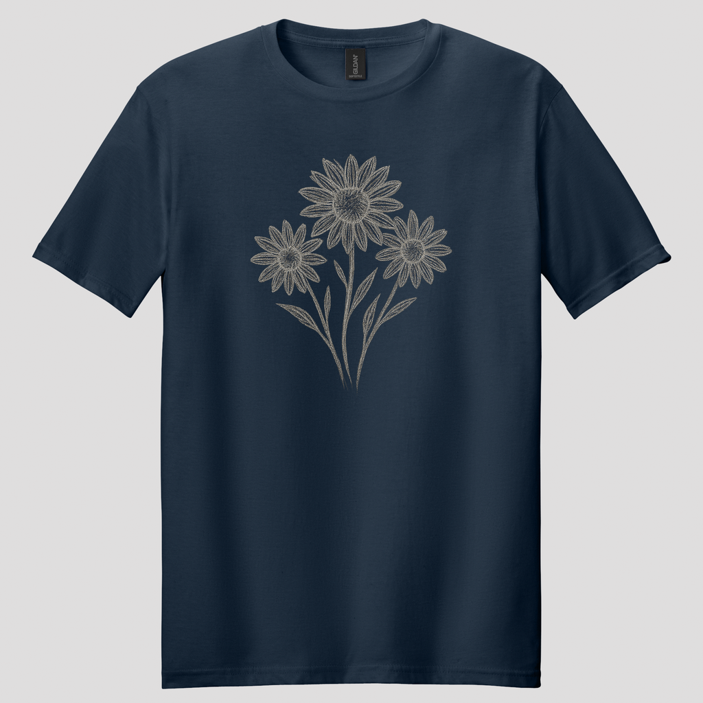 Sunflower Sketch T-Shirt