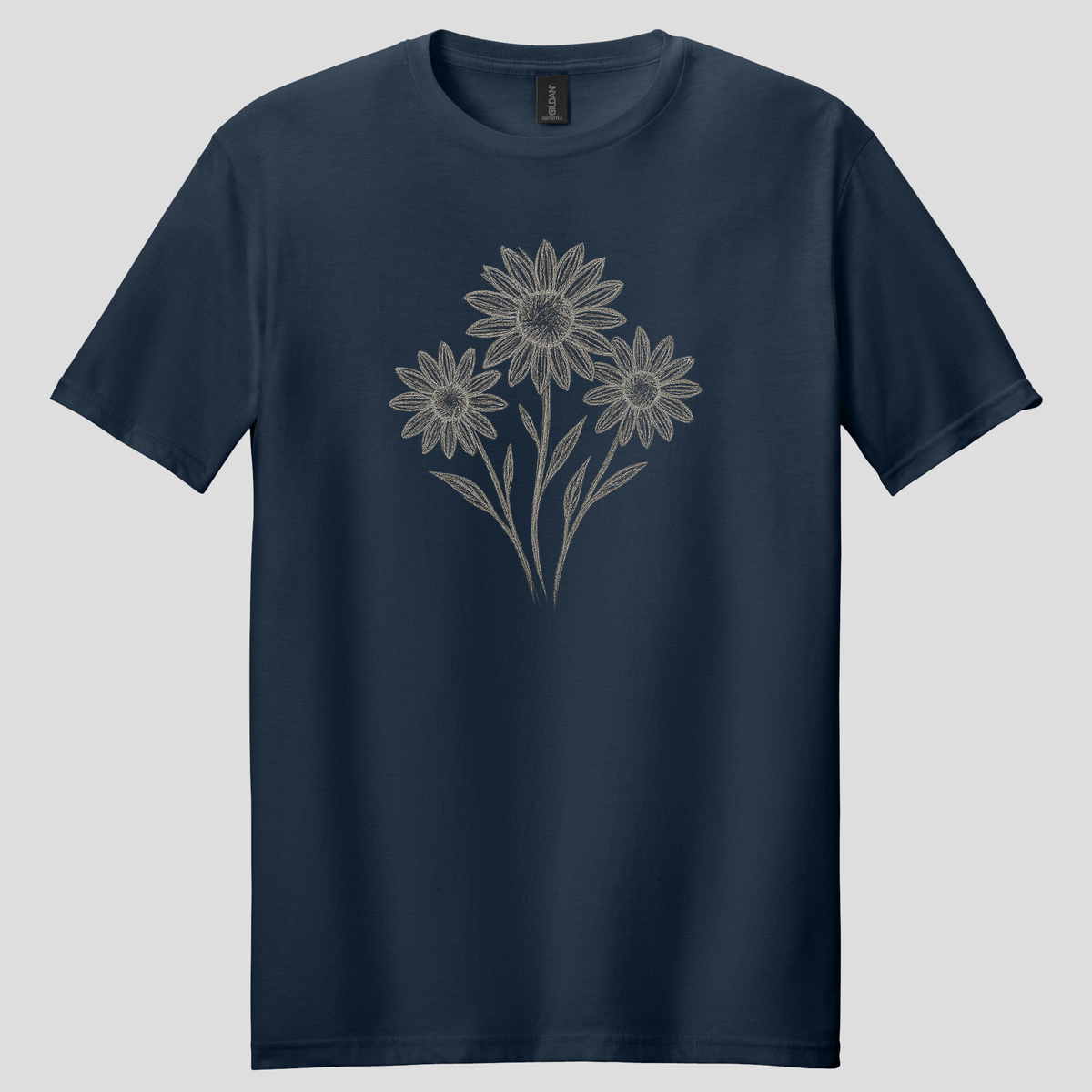 Sunflower Sketch T-Shirt