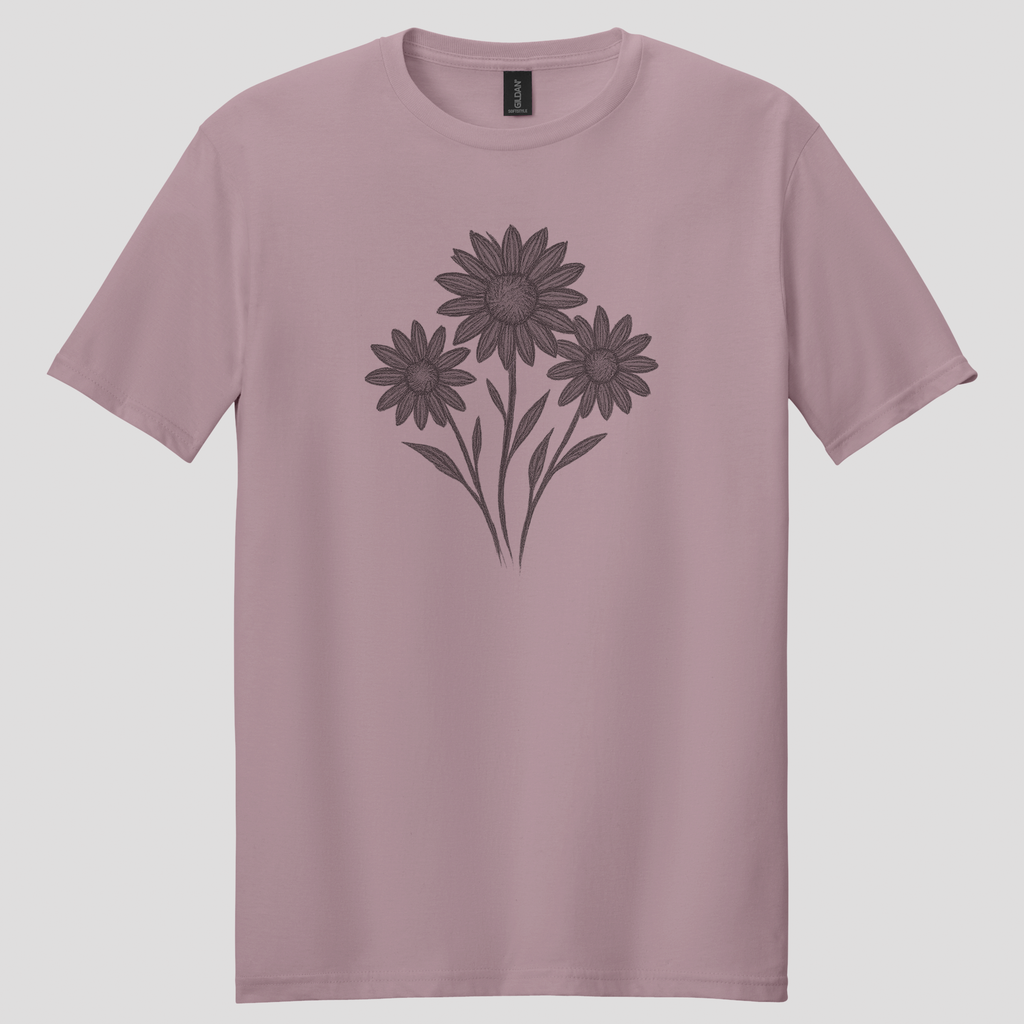 Sunflower Sketch T-Shirt