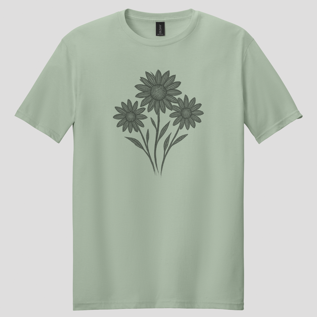 Sunflower Sketch T-Shirt