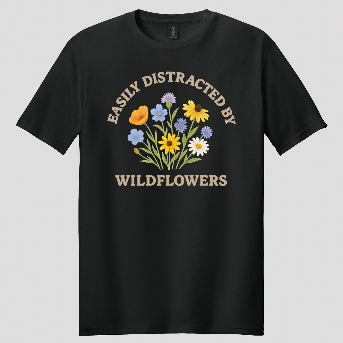 Easily Distracted By Wildflowers T-shirt
