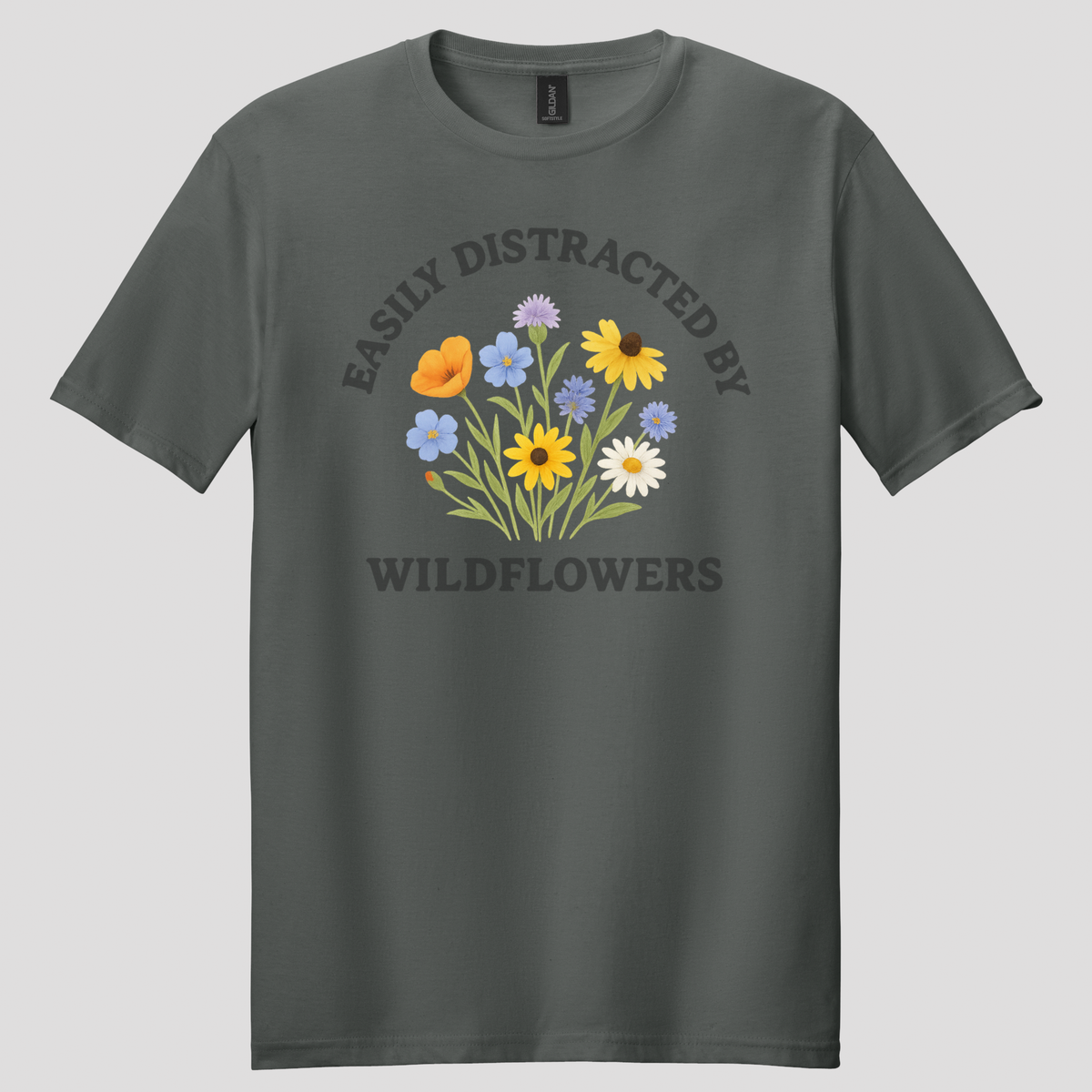 Easily Distracted By Wildflowers T-shirt