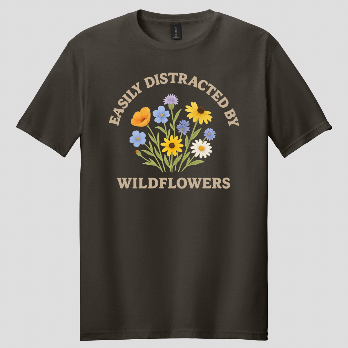 Easily Distracted By Wildflowers T-shirt