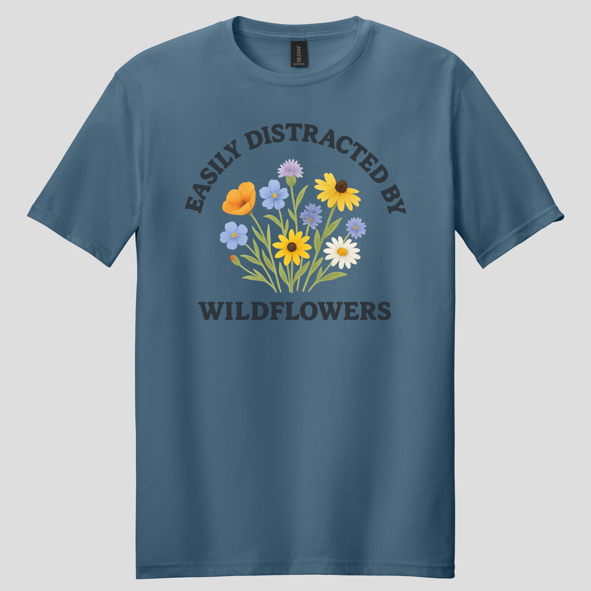 Easily Distracted By Wildflowers T-shirt