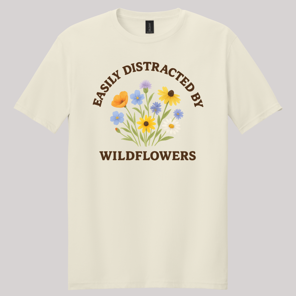 Easily Distracted By Wildflowers T-shirt