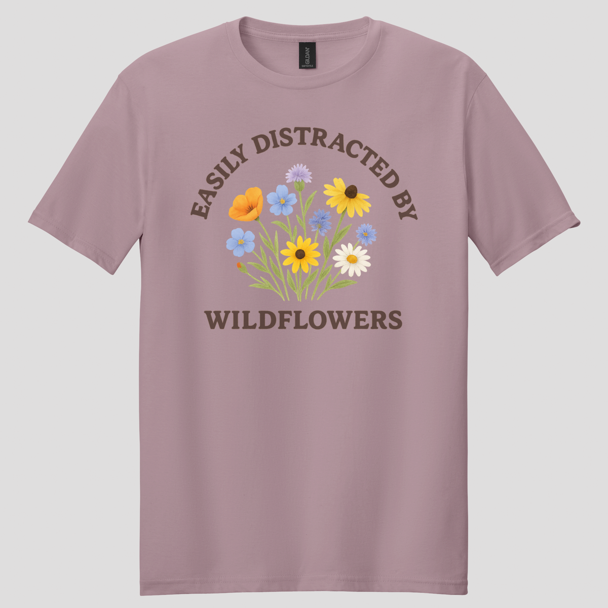Easily Distracted By Wildflowers T-shirt