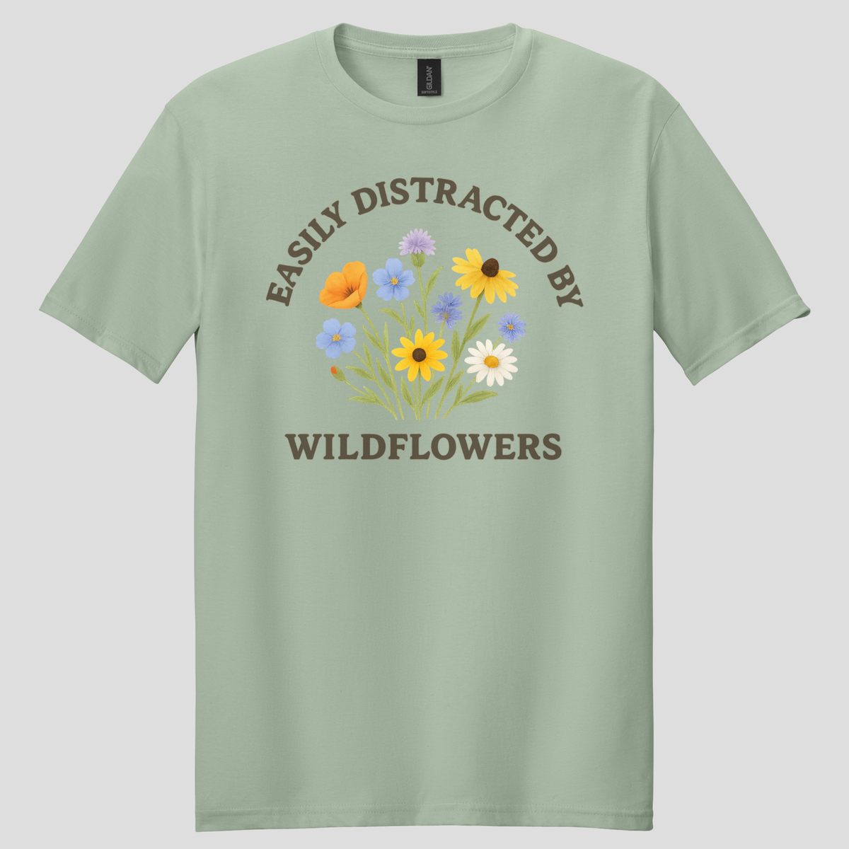 Easily Distracted By Wildflowers T-shirt