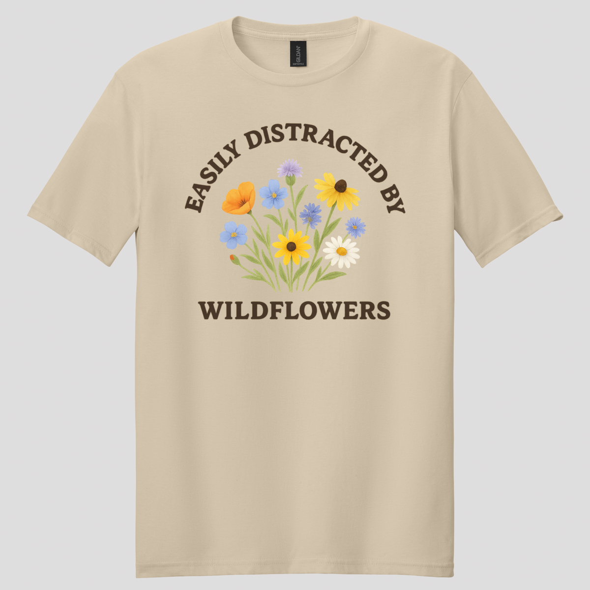 Easily Distracted By Wildflowers T-shirt