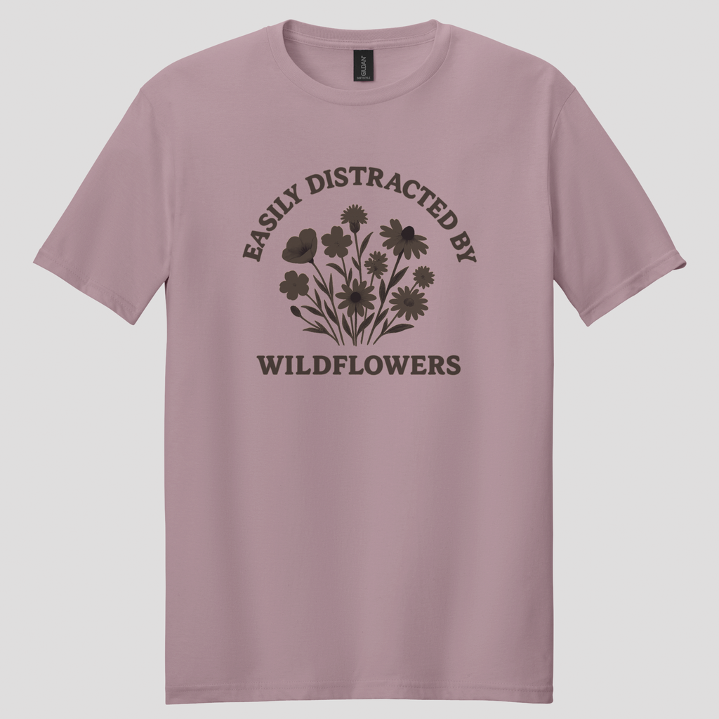 Easily Distracted By Wildflowers T-shirt
