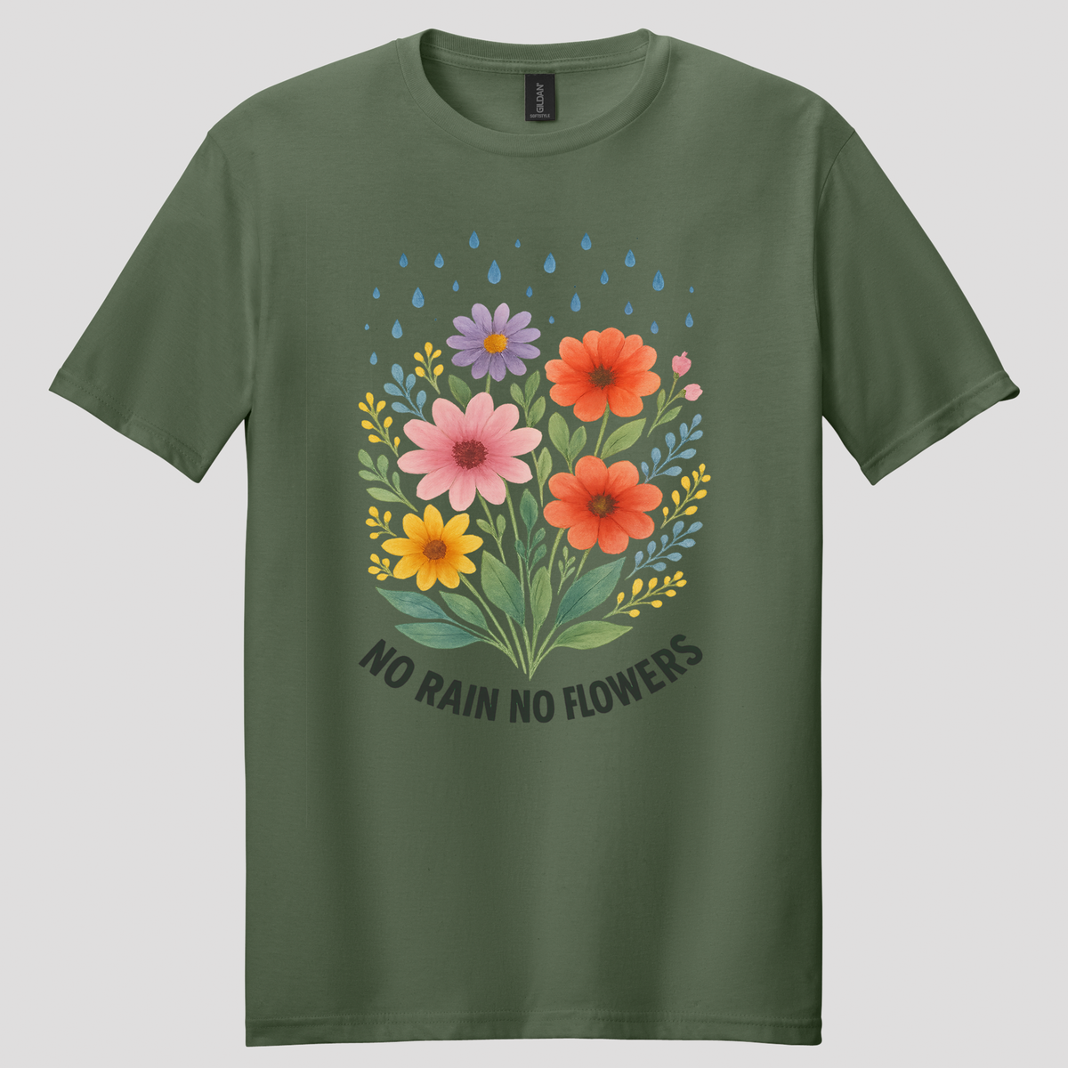 No Rain, No Flowers T-shirt