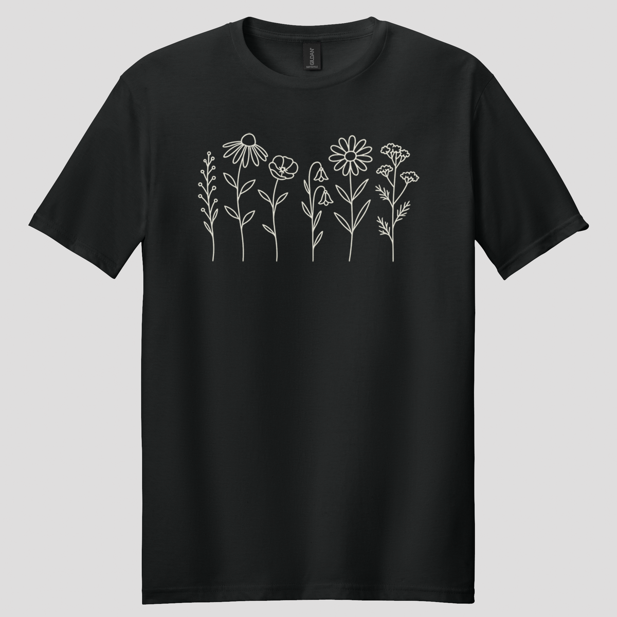 Wildflower Doodles T-shirt