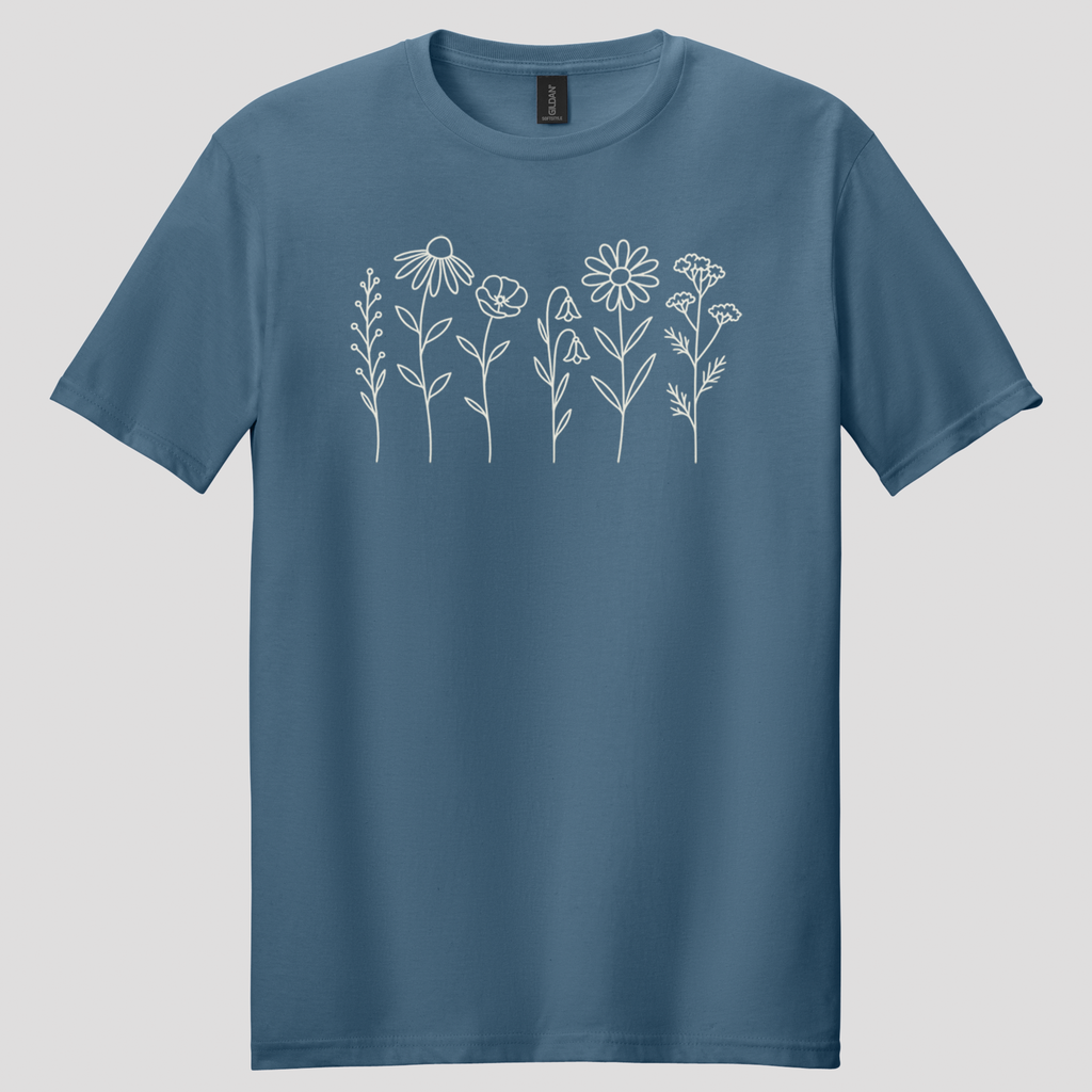 Wildflower Doodles T-shirt