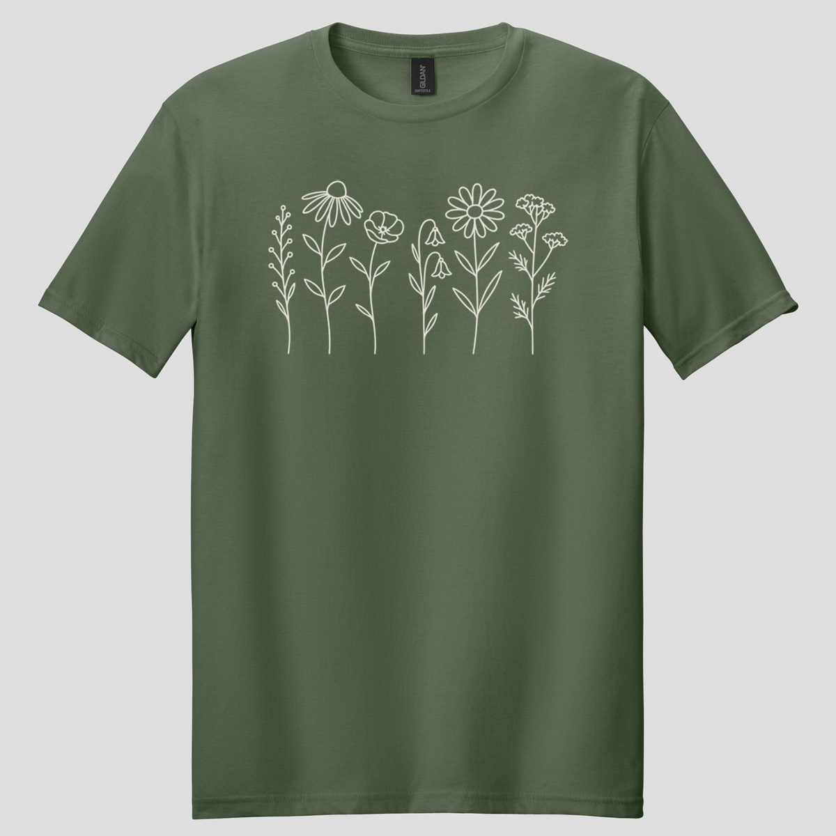 Wildflower Doodles T-shirt