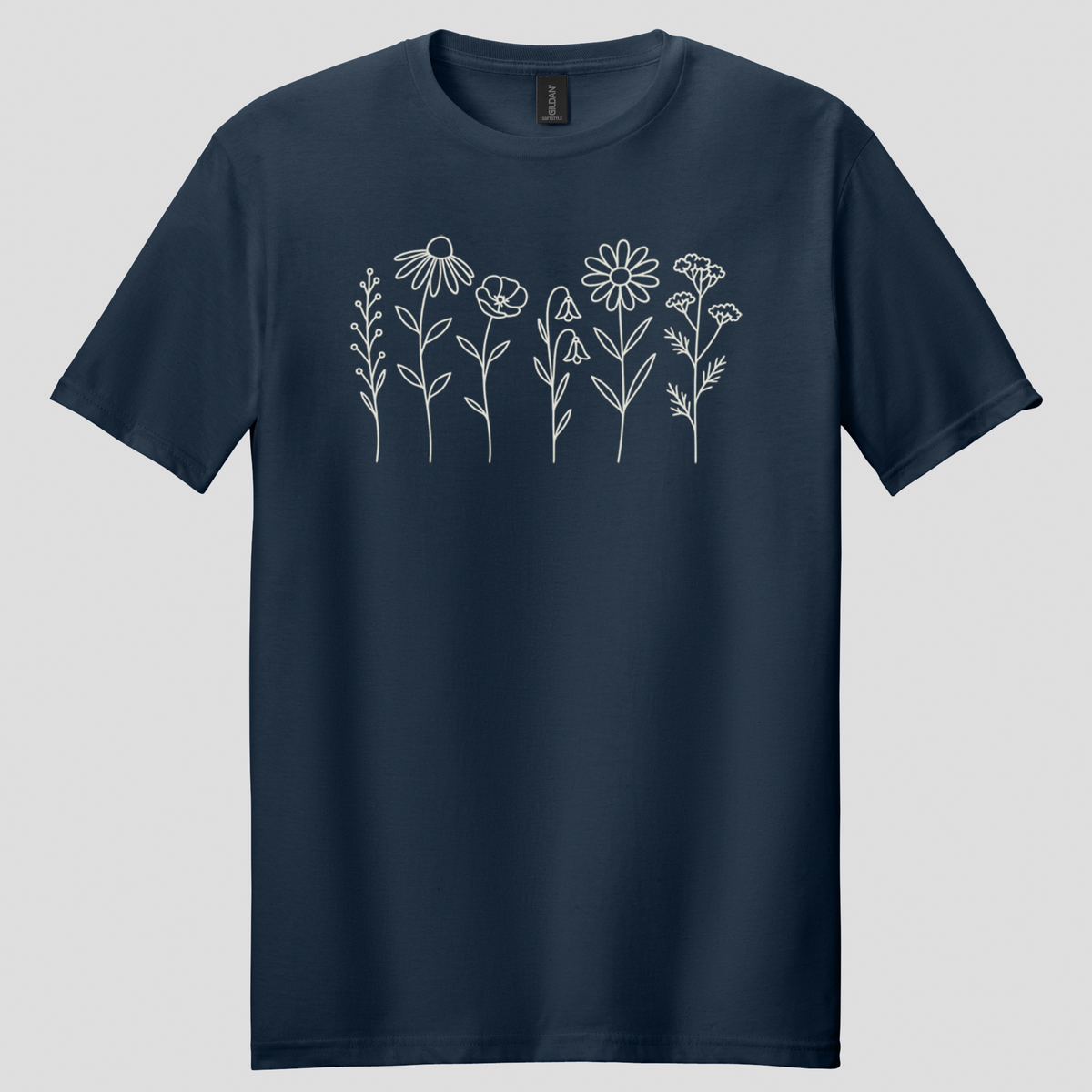 Wildflower Doodles T-shirt