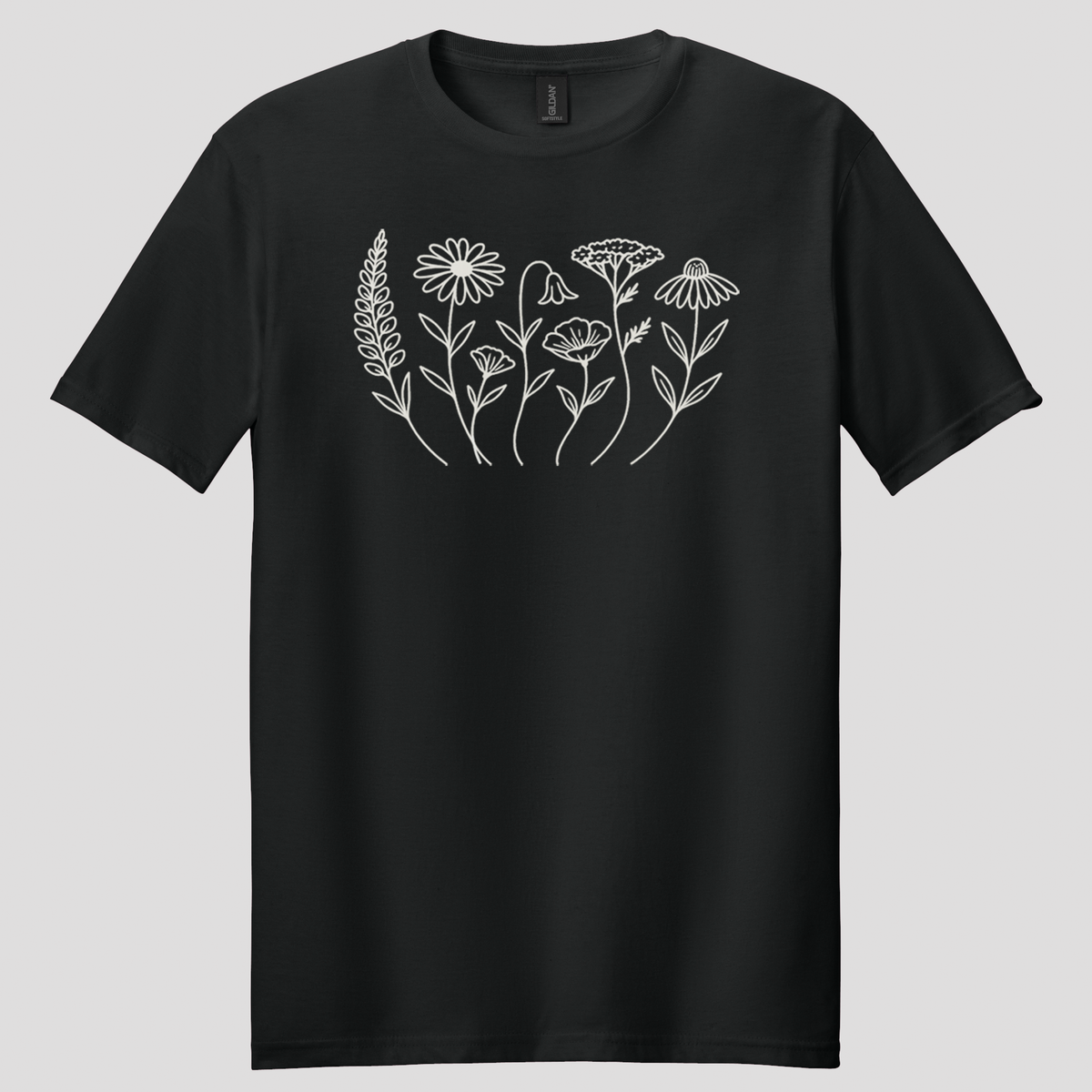 Wildflower Doodles T-shirt