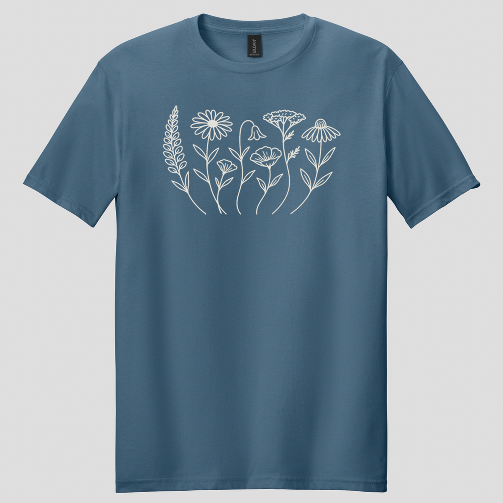 Wildflower Doodles T-shirt