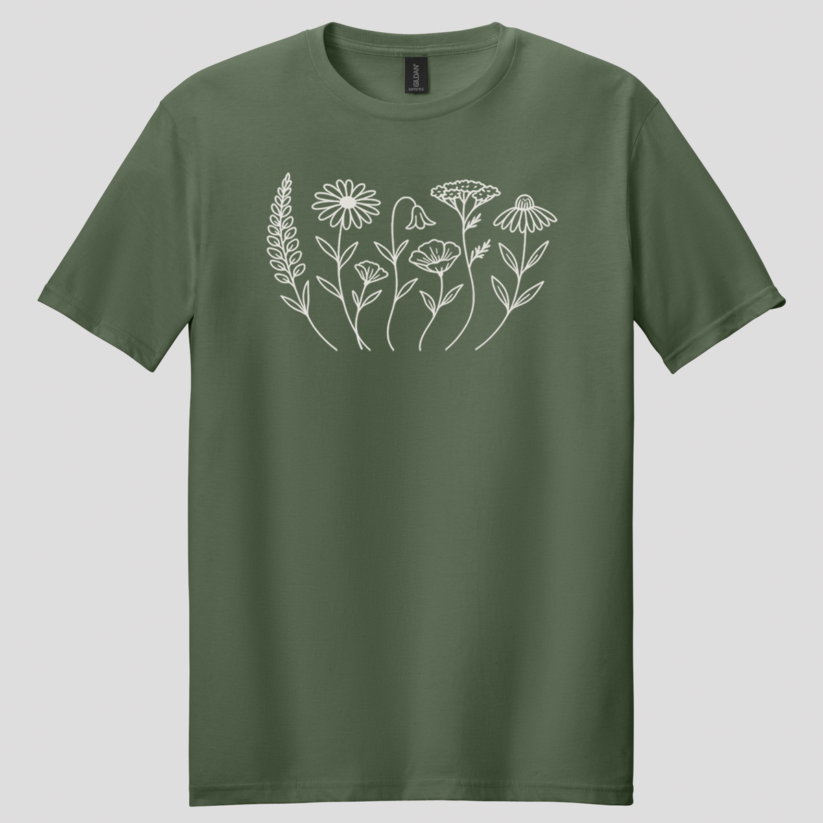 Wildflower Doodles T-shirt