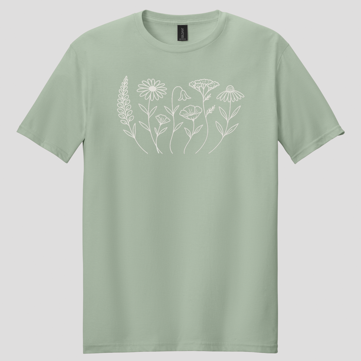 Wildflower Doodles T-shirt